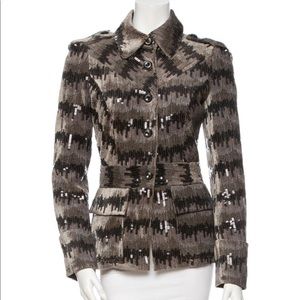 Diane von Furstenberg Sequin Jacket Size 2 XS